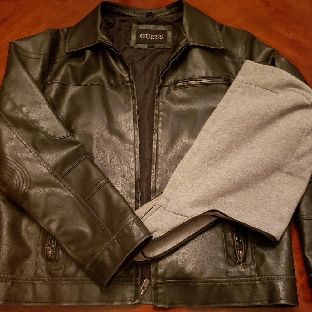 Guess Leather Jacket - Picture 6 of 6
